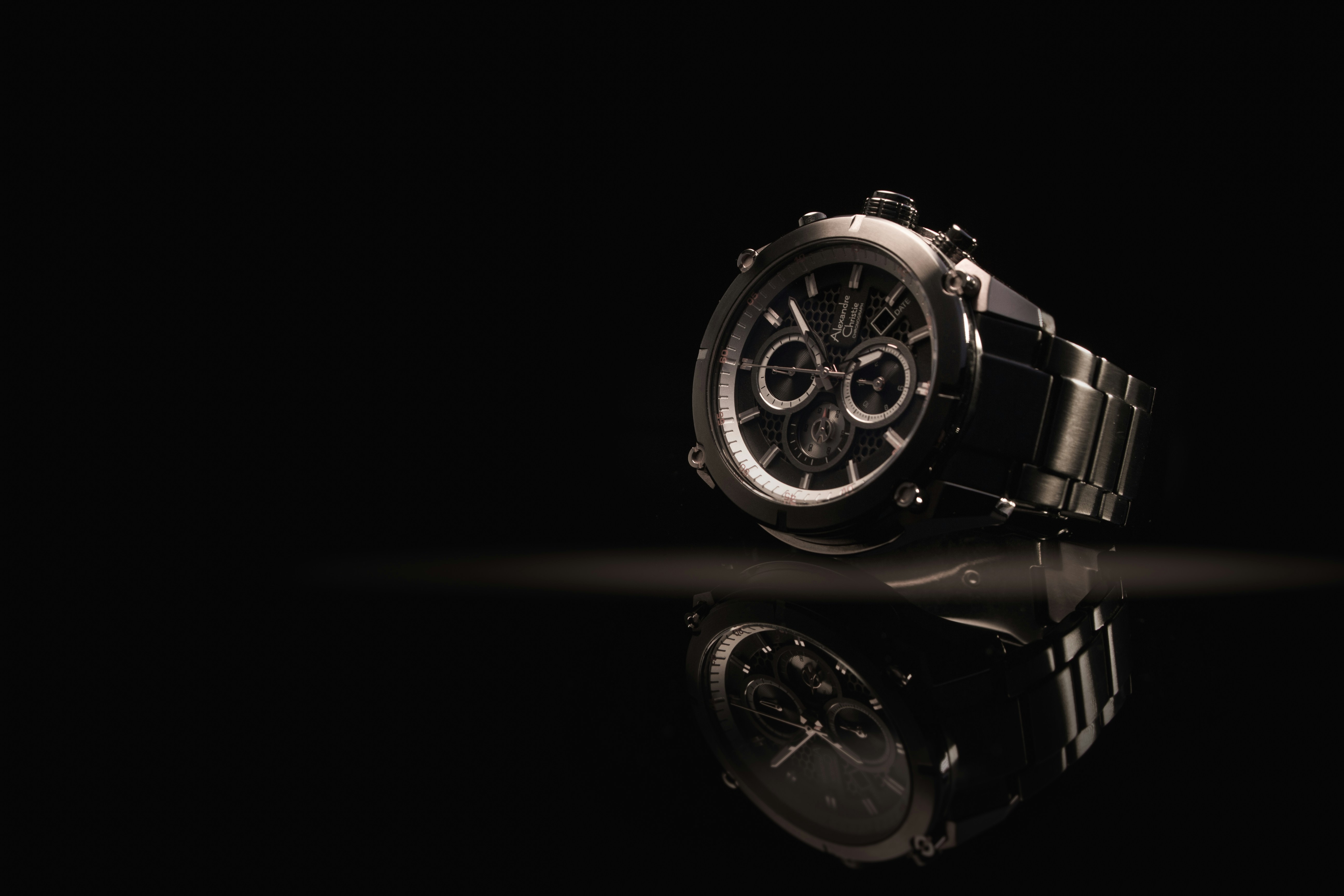 Rolex-klocka i ask
